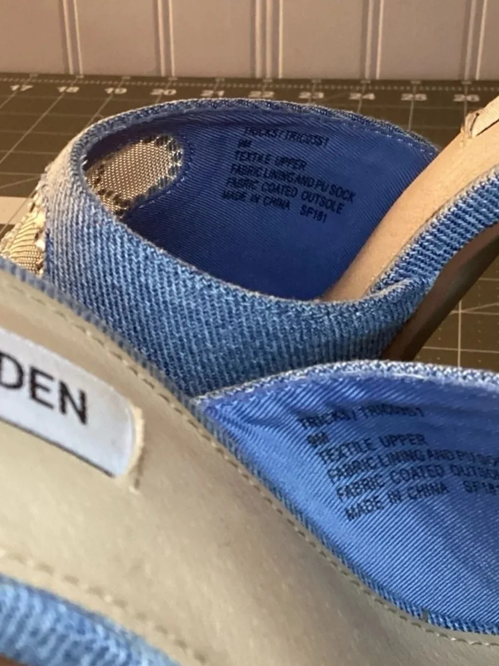 Steve Madden Trixie Denim Size 9